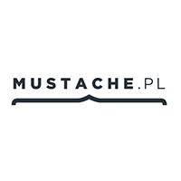 Mustache kod rabatowy logo